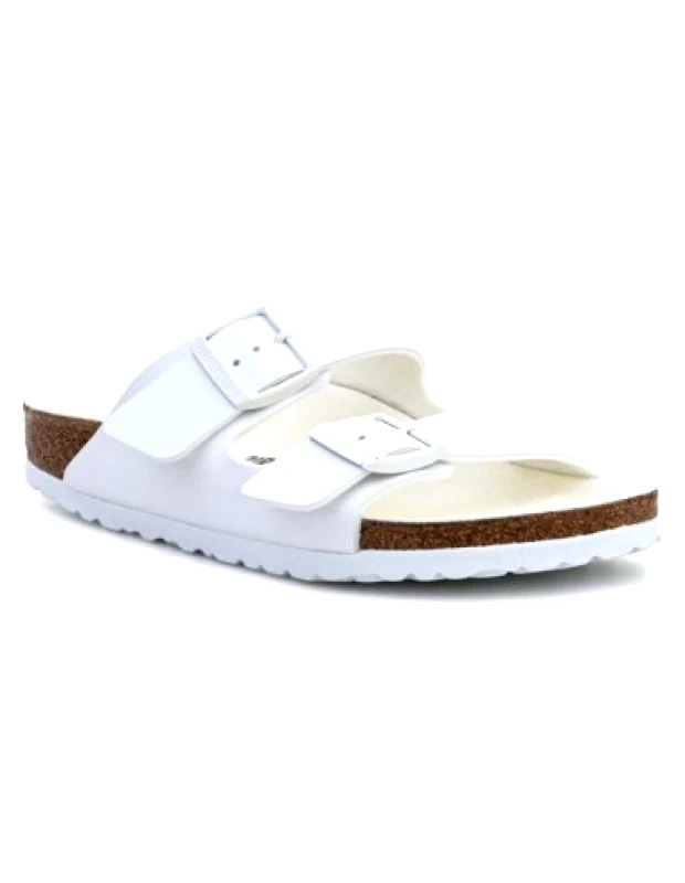 Birkenstock Birkenstock Arizona Birko-Flor Γυναικεία Σανδάλια Ανατομικά σε Λευκό Χρώμα 1019046
