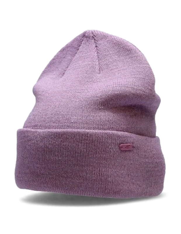 4f 4F Beanie Ανδρικός Σκούφος Πλεκτός σε Μωβ χρώμα H4Z22-CAU002-52S