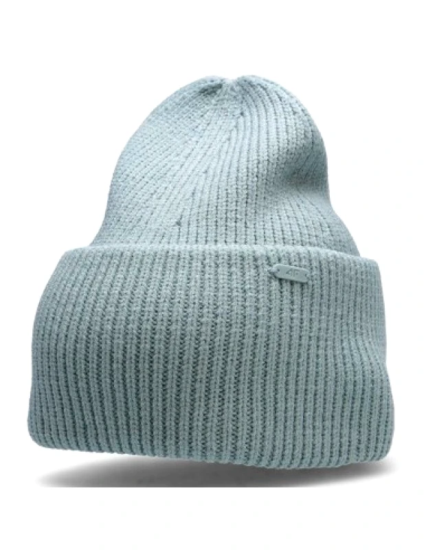 4f 4F Beanie Γυναικείος Σκούφος με Rib Πλέξη Mustard H4Z22-CAD007-34M