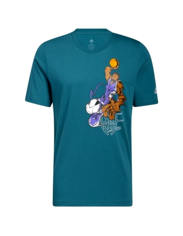 adidas performance Adidas Ανδρικό T-shirt Πράσινο με Στάμπα H62295