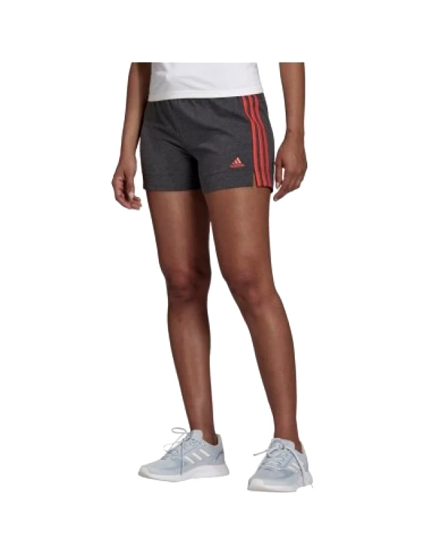 adidas performance Adidas Essentials Slim 3-Stripes Αθλητικό Γυναικείο Σορτς Dark Grey Heather HD1810
