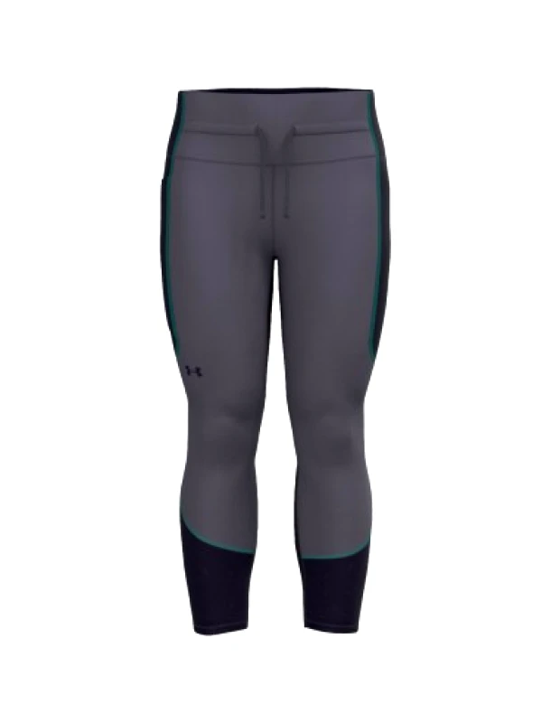 Under armour Under Armour Under Armour Heatgear Training Γυναικείο Cropped Κολάν Γκρι 1370067-530
