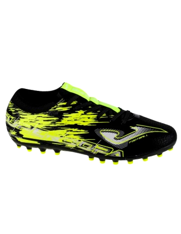 Joma Joma Super Copa 2201 AG SUPW2201AG Χαμηλά Ποδοσφαιρικά Παπούτσια με Τάπες Μαύρα