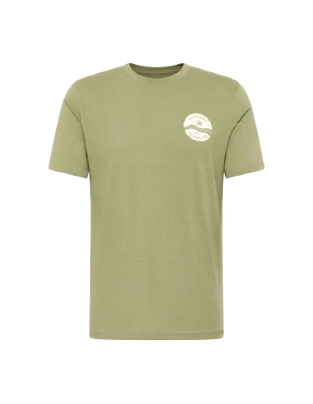 Mustang Mustang Ανδρικό T-shirt Κοντομάνικο Χακί 1013805-6273