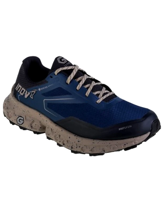 Inov-8 Inov-8 RocFly G 350 GTX 001103BLNYTPS01 Ανδρικά Αθλητικά Παπούτσια Trail Running Μπλε Αδιάβροχα με Μεμβράνη Gore-Tex