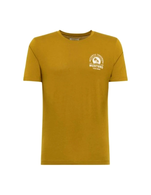 Mustang Mustang Ανδρικό T-shirt Κοντομάνικο Πράσινο 10125156370