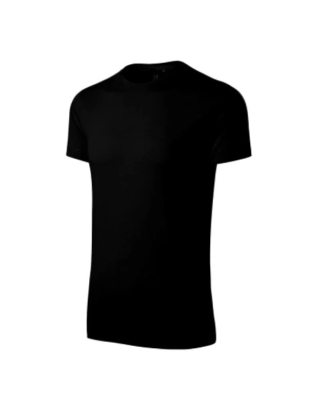 Malfini Malfini Ανδρικό Διαφημιστικό T-shirt Κοντομάνικο σε Μαύρο Χρώμα MLI-15301
