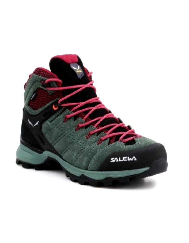 Salewa Salewa Alp Mate Mid 61385-5085 Γυναικεία Ορειβατικά Μποτάκια Αδιάβροχα Πράσινα