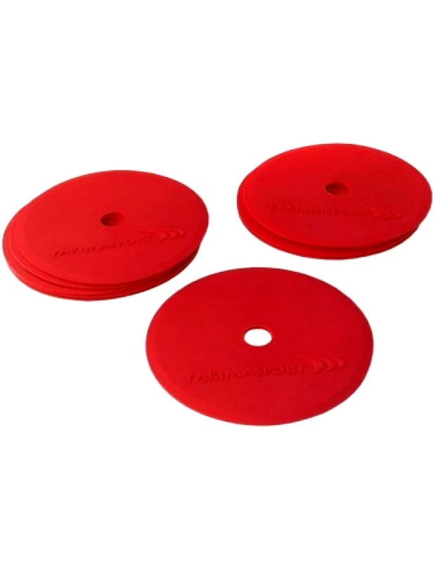 Yakimasport Yakimasport Sport Flat Fields Κώνοι 10τμχ σε Κόκκινο Χρώμα 100584