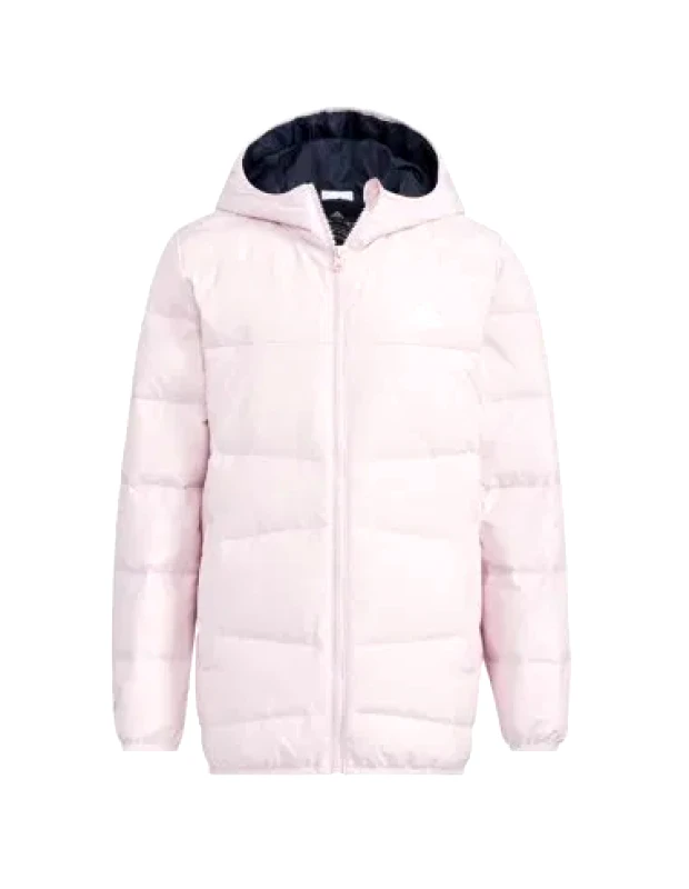 adidas performance Adidas Παιδικό Αθλητικό Μπουφάν Κοντό με Κουκούλα Ροζ Frosty HM5237
