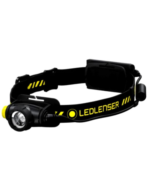 Ledlenser LedLenser Επαναφορτιζόμενος Φακός Κεφαλής LED Αδιάβροχος IPX7 με Μέγιστη Φωτεινότητα 500lm H5R Work 502194