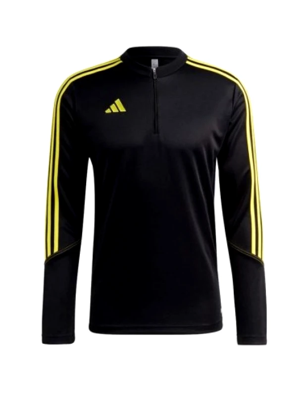 adidas performance Adidas Tiro 23 Club Ανδρική Μπλούζα με Φερμουάρ Μακρυμάνικη Black / Bright Yellow IC1579
