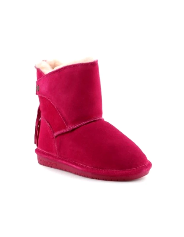 BearPaw Bearpaw Mia Toddler Δερμάτινες Παιδικές Μπότες Κόκκινες 2062T-671