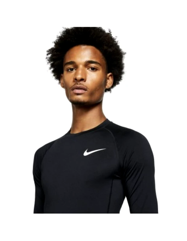 Nike Nike Ανδρική Αθλητική Μπλούζα Μακρυμάνικη Dri-Fit Μαύρη DD1990-010