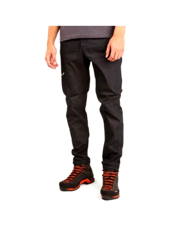 Salewa Salewa Ανδρικό Παντελόνι Τζιν σε Loose Εφαρμογή Μαύρο 27876-8690