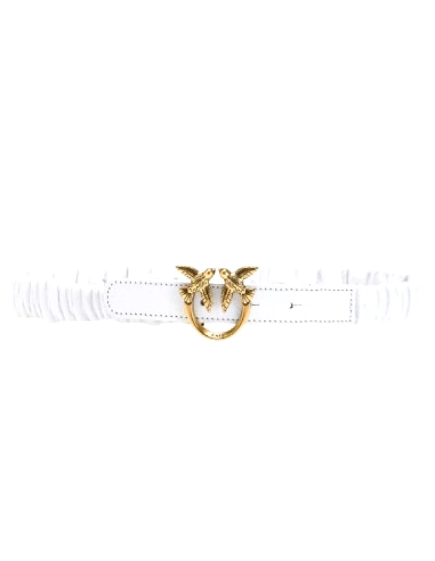Pinko Pinko Love Ruffle H2 Γυναικεία Ζώνη Ροζ