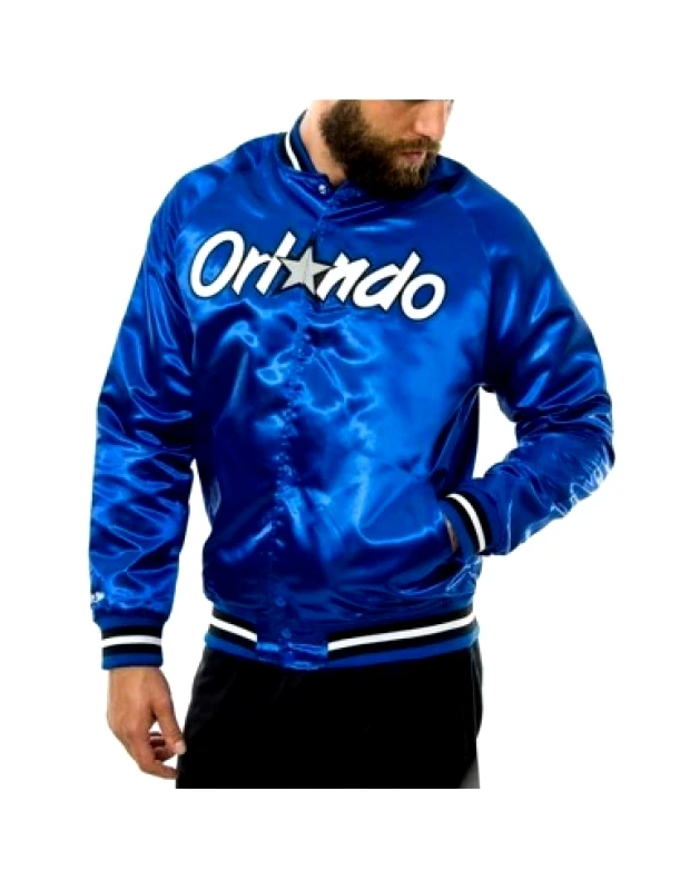 Mitchell & Ness Mitchell & Ness Ανδρικό Μπουφάν Μαύρο STJKMG18013-OMABLCK