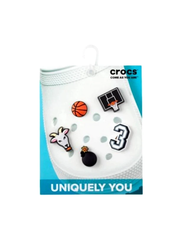 Crocs Crocs Jibbitz Basketball Star 5 Pack 10009750 pins