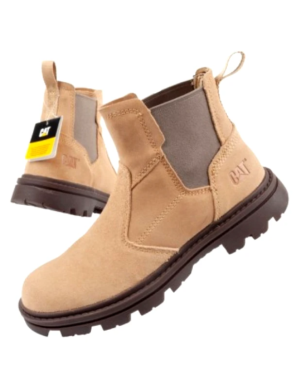 Caterpillar CAT Practitioner Μπεζ Ανδρικά Μποτάκια P725200