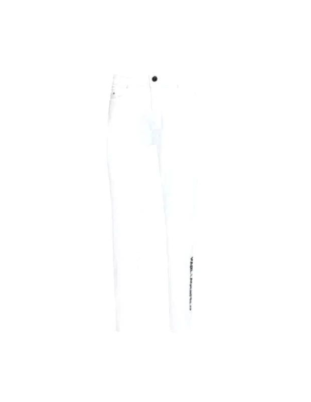Karl Lagerfeld Karl Lagerfeld White Gf Denim Pants W 221W1101 jeans