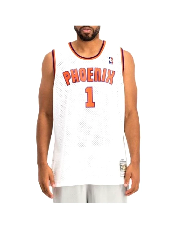 Mitchell & Ness Mitchell & Ness SMJY4443-PSU02AHAWHIT Ανδρική Φανέλα Εμφάνισης Μπάσκετ
