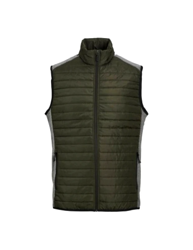 Jack & Jones Jack & Jones Bodywarmer Αμάνικο Ανδρικό Μπουφάν Χακί 12200684