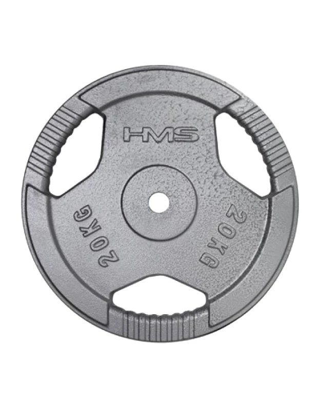HMS THM20 Δίσκος Μεταλλικός 1 x 20kg Φ31mm με Λαβές