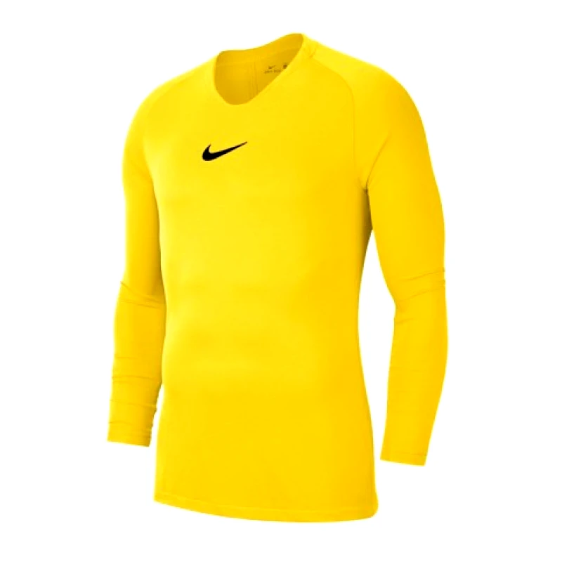 Nike Nike Dry Park First Layer AV2609-719 Ανδρική Ισοθερμική Μακρυμάνικη Μπλούζα Κίτρινη
