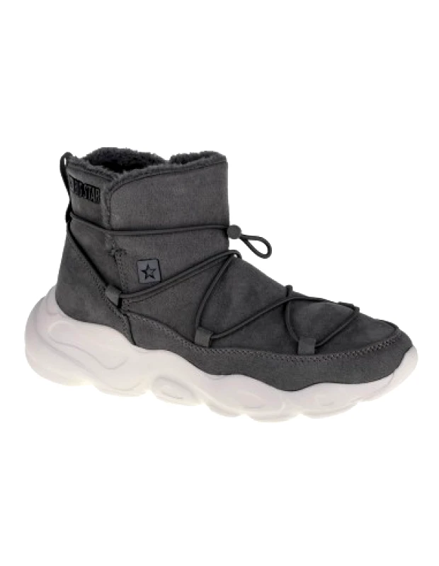 Big Star Big Star Shoes Γυναικεία Μποτάκια Αστραγάλου με Πλατφόρμα Γκρι II274264