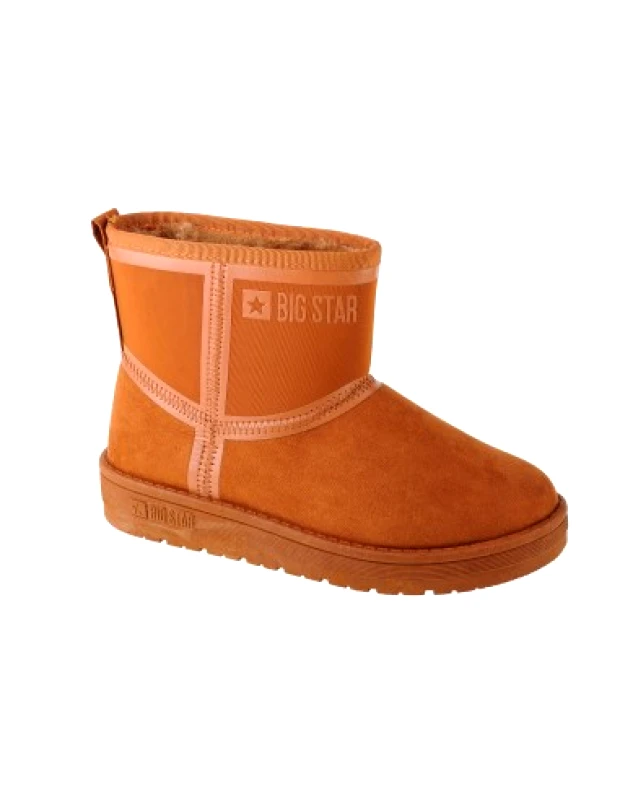 Big Star Big Star Suede Γυναικεία Μποτάκια Καφέ KK274612