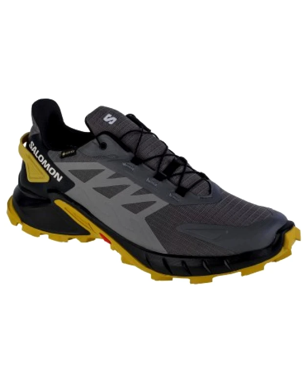 Salomon Salomon Supercross 4 L47317200 Ανδρικά Αθλητικά Παπούτσια Trail Running Γκρι Αδιάβροχα με Μεμβράνη Gore-Tex
