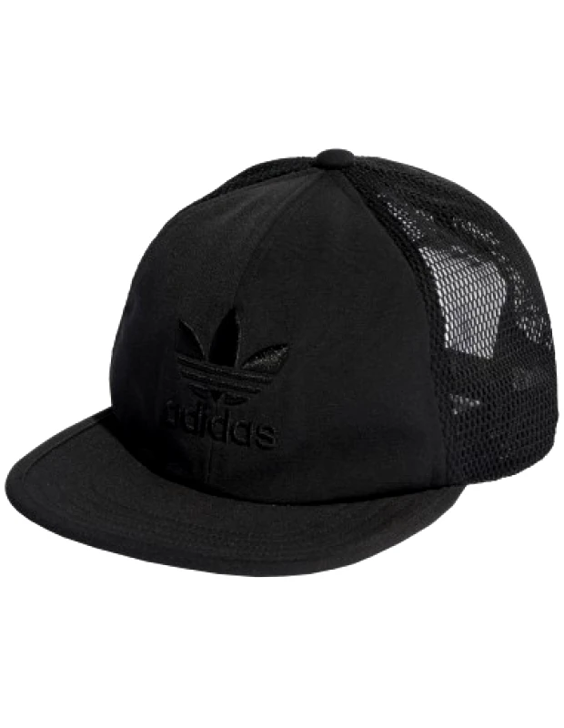 adidas Originals Adidas Adicolor Archive Ανδρικό Jockey με Δίχτυ και Ίσιο Γείσο Μαύρο HL9334