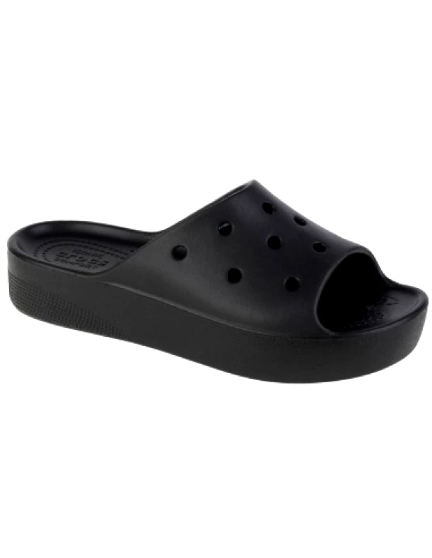 Crocs Crocs Slides με Πλατφόρμα σε Μαύρο Χρώμα 208180-001