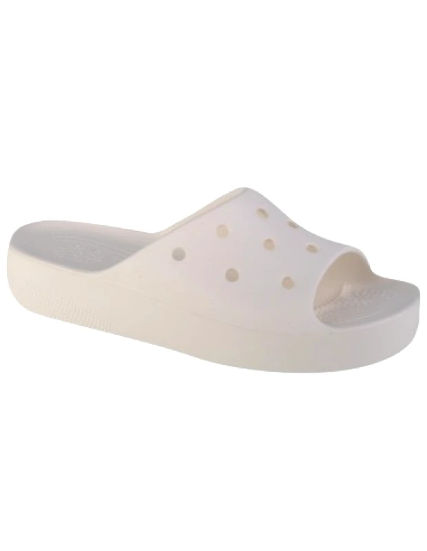 Crocs Crocs Slides με Πλατφόρμα σε Λευκό Χρώμα 208180-100