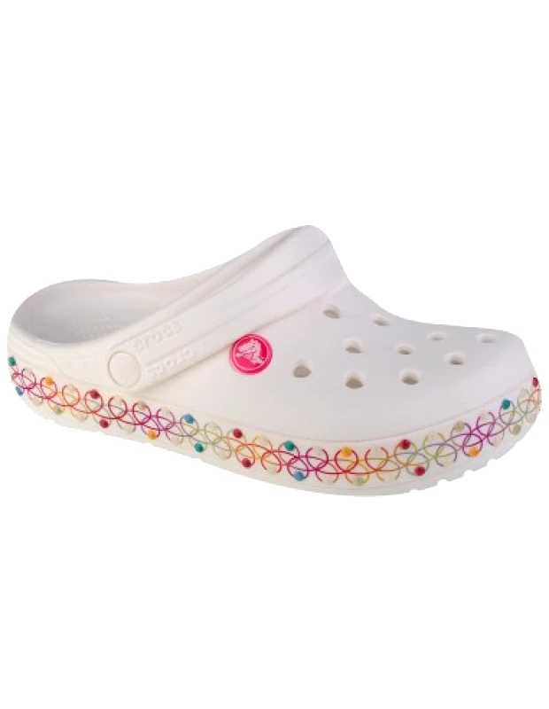 Crocs Crocs Παιδικά Ανατομικά Σαμπό Θαλάσσης 208269-94S Λευκά