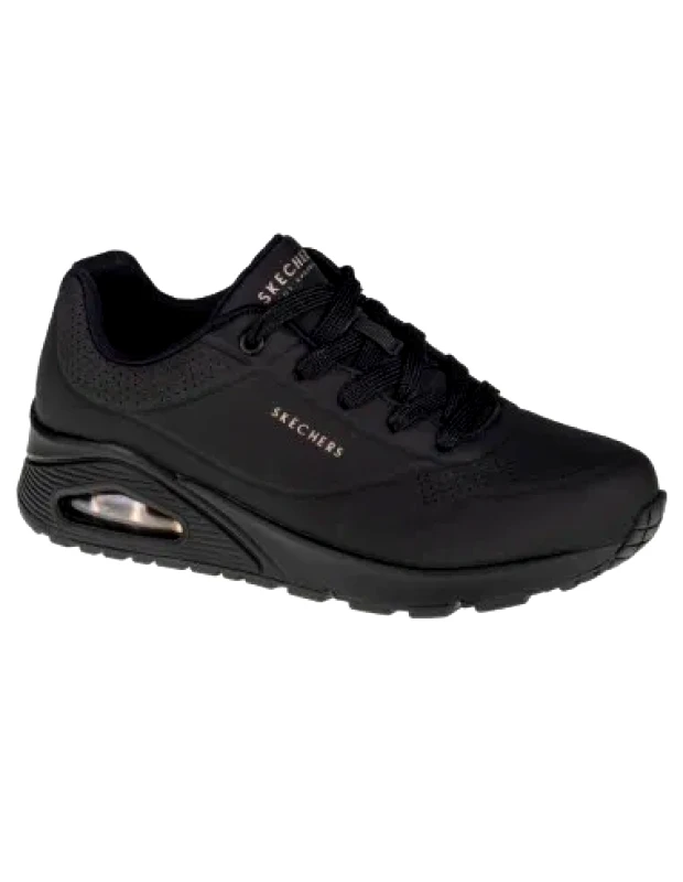 Skechers Skechers Uno Stand on Air Γυναικεία Sneakers Μαύρα 73690-BBK