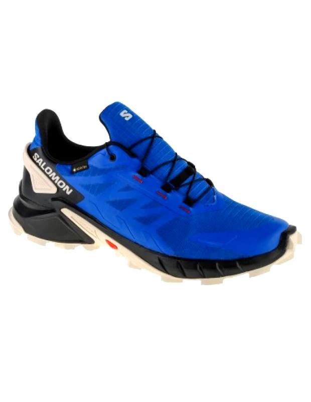 Salomon Salomon Supercross 4 GTX L41732000 Ανδρικά Αθλητικά Παπούτσια Trail Running Μπλε Αδιάβροχα με Μεμβράνη Gore-Tex
