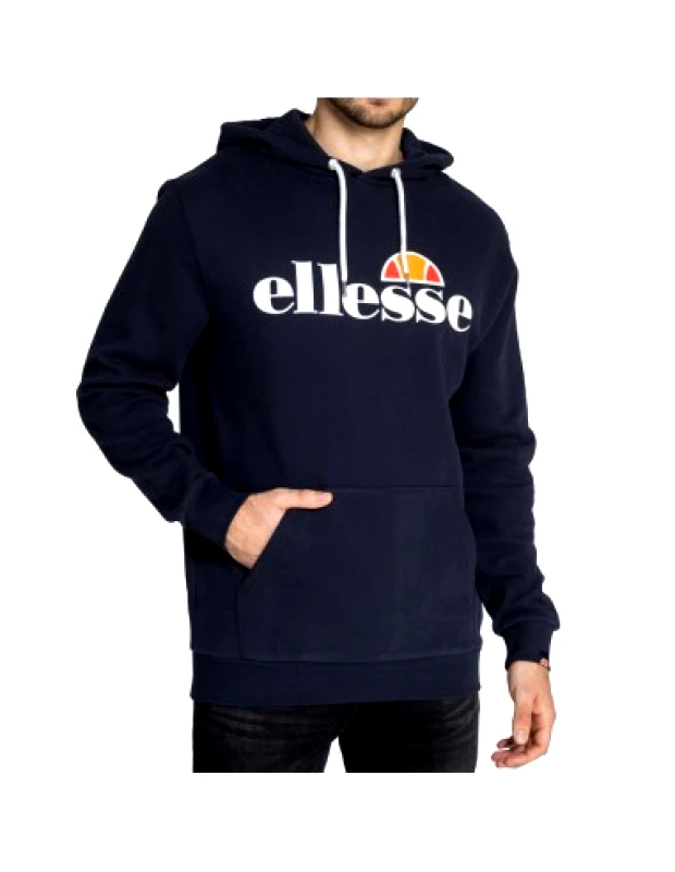 ellesse Ellesse Sl Gottero SHC07407 Ανδρικό Φούτερ με Κουκούλα και Τσέπες Navy Μπλε