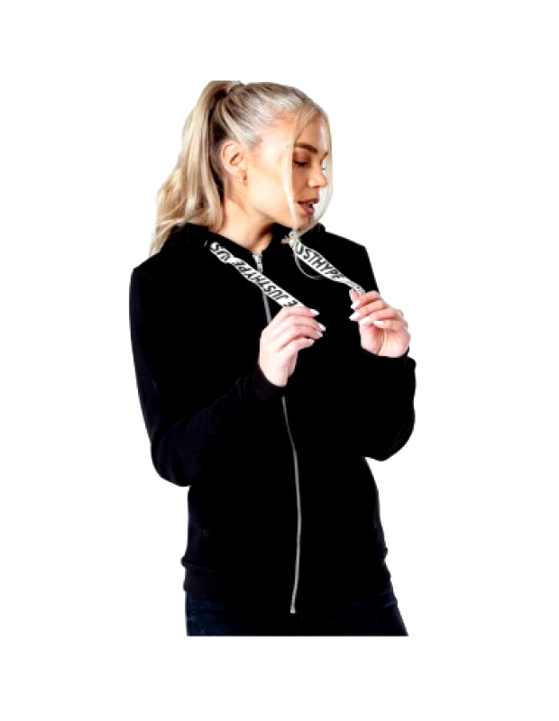 Just Hype HYPWOMHOOD001 Γυναικεία Ζακέτα Φούτερ με Κουκούλα Μαύρη