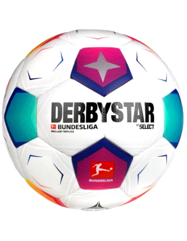 Derbystar Derby Star Bundesliga Brillant Replica 162008C Μπάλα Ποδοσφαίρου Λευκή