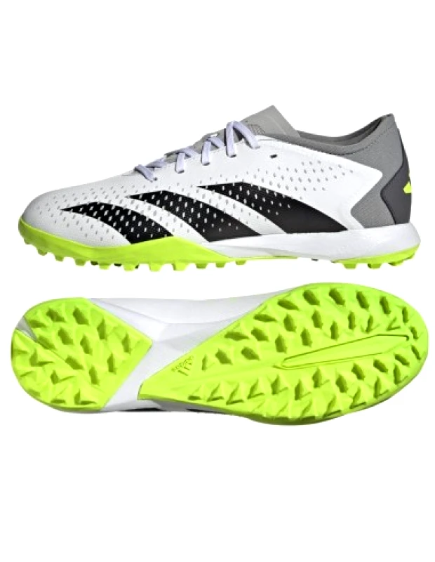 adidas performance Adidas Accuracy.3 L TF GZ0003 Χαμηλά Ποδοσφαιρικά Παπούτσια με Σχάρα Cloud White / Core Black / Lucid Lemon