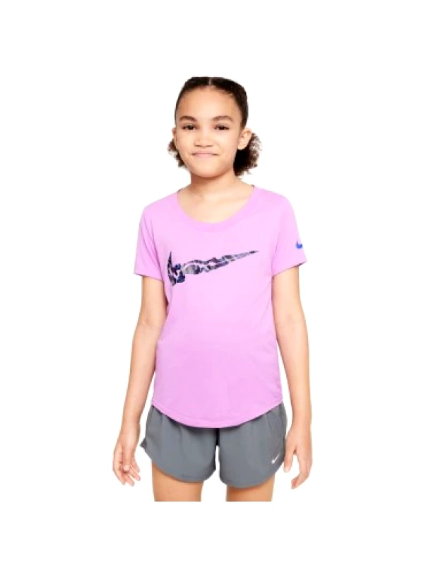 Nike Nike Dri-FIT Παιδικό T-shirt Λιλά DZ3583-532