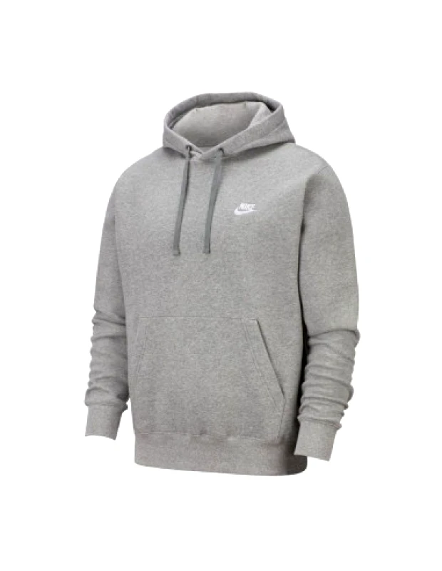 Nike Sportswear Nike Sportswear Club Ανδρικό Φούτερ με Κουκούλα και Τσέπες Heather Grey BV2654-063