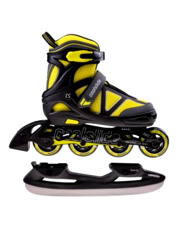 Coolslide Coolslide 92800438987 Inline Αυξομειούμενα Rollers Κίτρινα Ενηλίκων