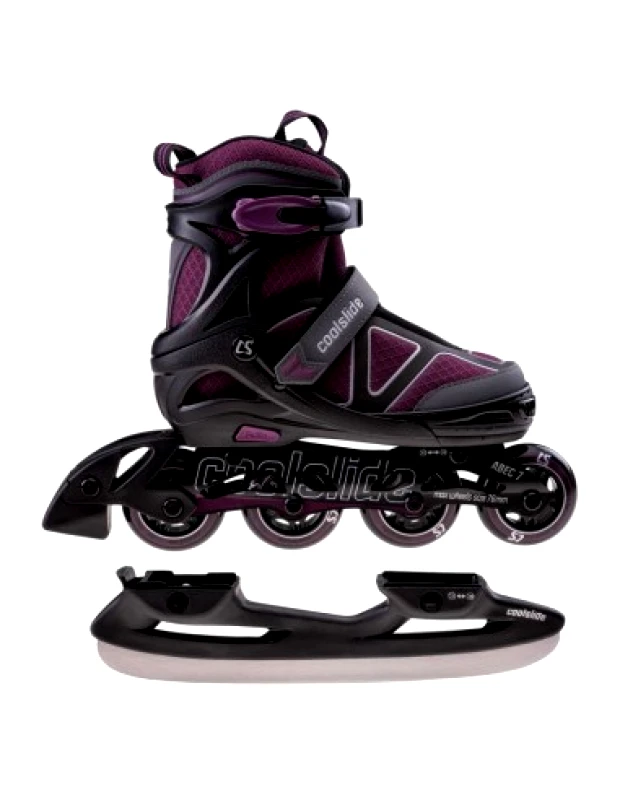 Coolslide Coolslide 92800438990 Inline Αυξομειούμενα Rollers Μαύρα Ενηλίκων