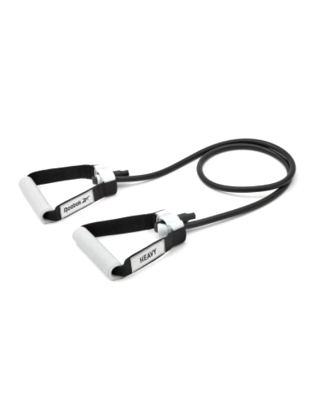 Reebok Reebok RSTB-16077 Λάστιχο Γυμναστικής Σωληνωτό Σκληρό με Λαβές Μαύρο