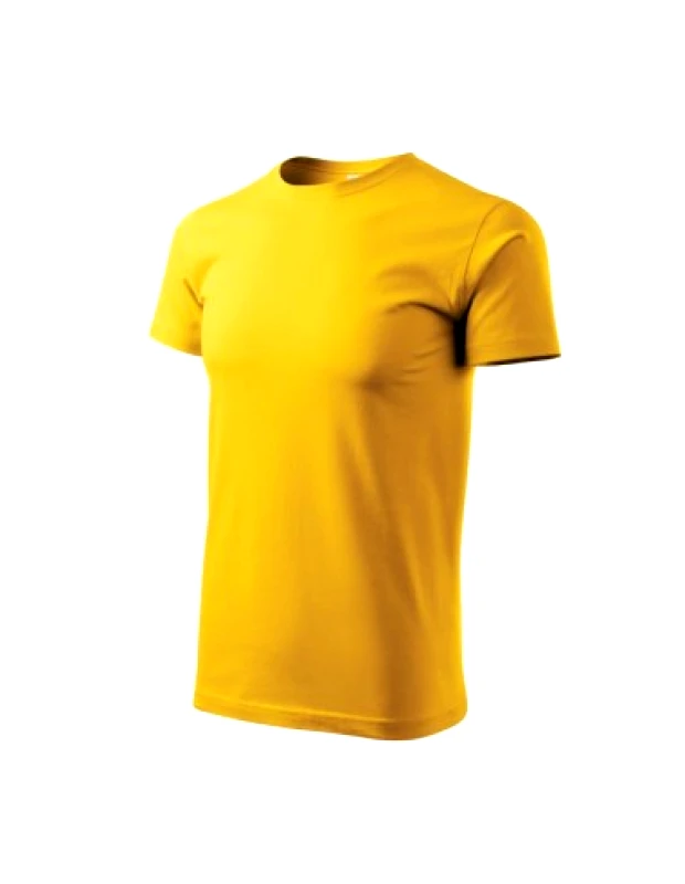 Adler Adler Basic M Ανδρικό Διαφημιστικό T-shirt Κοντομάνικο σε Κίτρινο Χρώμα MLI-12904