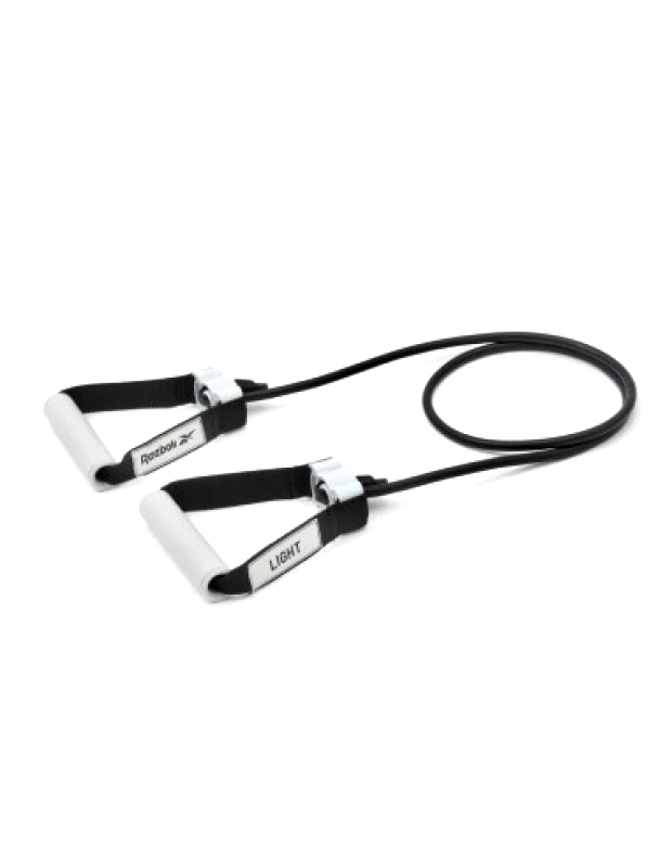 Reebok Adjustable Resistance RSTB-16075 Λάστιχο Γυμναστικής Σωληνωτό Μαλακό με Λαβές Μαύρο φωτογραφία