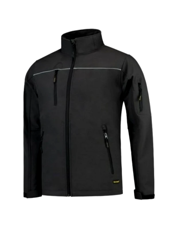 Tricorp Tricorp T53T4 Ανδρικό Χειμωνιάτικο Μπουφάν Softshell Αδιάβροχο και Αντιανεμικό Γκρι