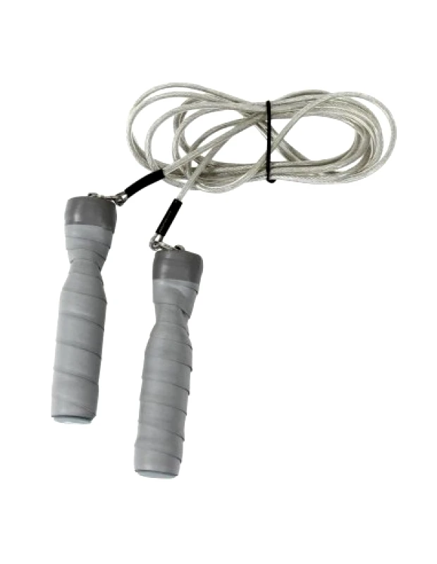 Speed skipping rope with a steel cable 138